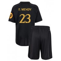 Dětský fotbalový dres Real Madrid Ferland Mendy #23 2023-24 Třetí Krátký Rukáv (+ trenýrky)